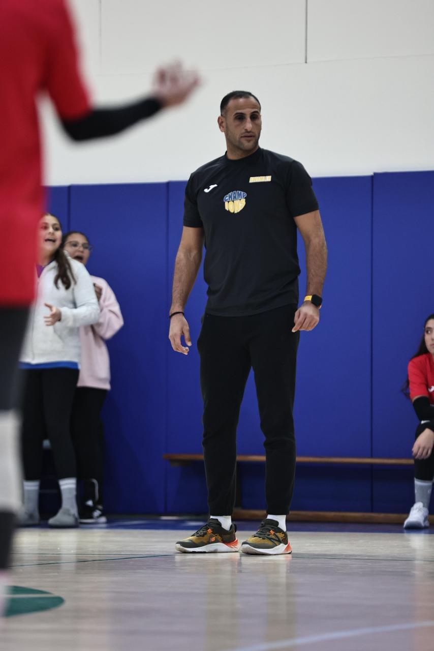 Sufian al Malayeen and Coach Ahmad Awamleh