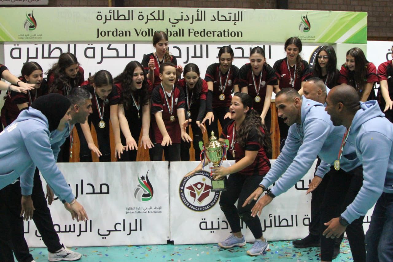Champions on the podium